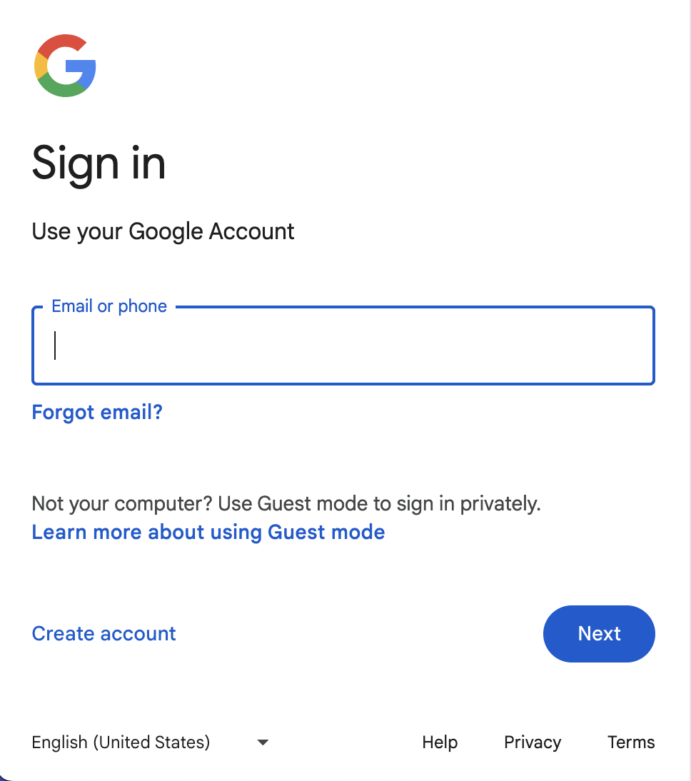 Google Login